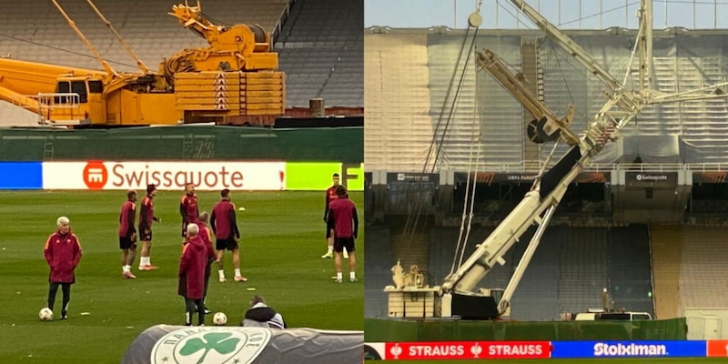 Roma, lo stadio di Atene è un disastro tra gru e spalti chiusi 4 Roma, lo stadio di Atene è un disastro tra gru e spalti chiusi