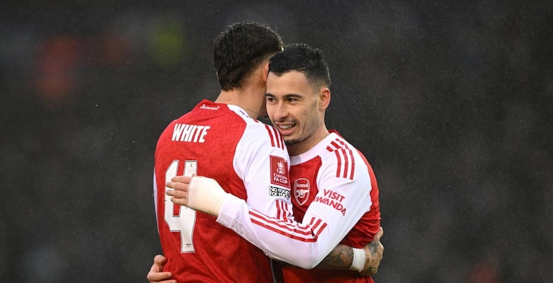 L'Arsenal va sotto ma poi dilaga con Martinelli: poker al Portsmouth in FA Cup&nbsp;