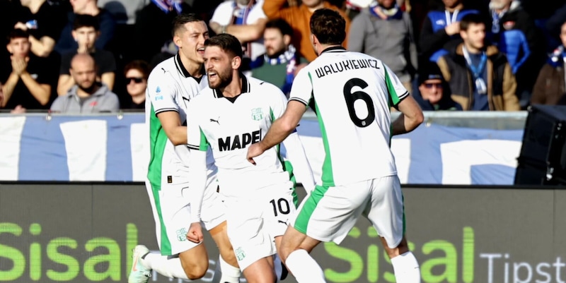 Berardi trascina il Sassuolo alla vittoria a Pisa: Gilardino sempre più giù in classifica 1 Berardi trascina il Sassuolo alla vittoria a Pisa: Gilardino sempre più giù in classifica
