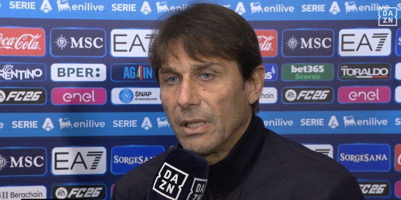 Conte ritorna sull'espulsione in Inter-Napoli: "Sta capitando a tanti allenatori. Si vede che..." 1 Conte ritorna sull'espulsione in Inter-Napoli: "Sta capitando a tanti allenatori. Si vede che..."