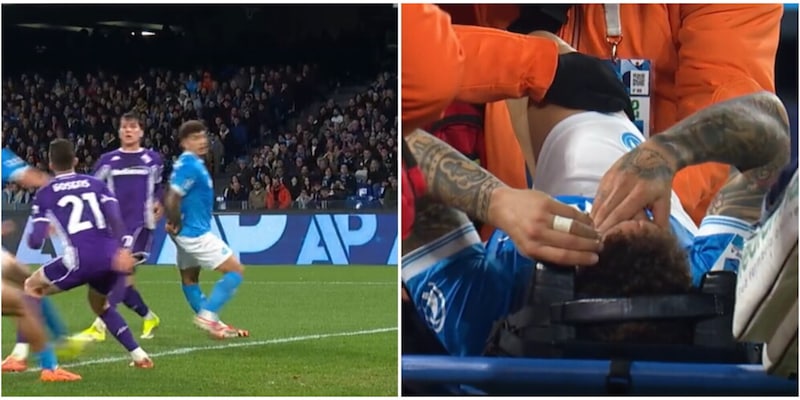 Di Lorenzo, brutto infortunio in Napoli-Fiorentina: barella e mani nei capelli, cosa è successo 2 Di Lorenzo, brutto infortunio in Napoli-Fiorentina: barella e mani nei capelli, cosa è successo