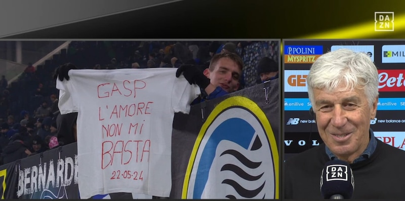 Gasperini e il retroscena sulla maglietta a Bergamo: c'entra la canzone di Emma 4 Gasperini e il retroscena sulla maglietta a Bergamo: c'entra la canzone di Emma