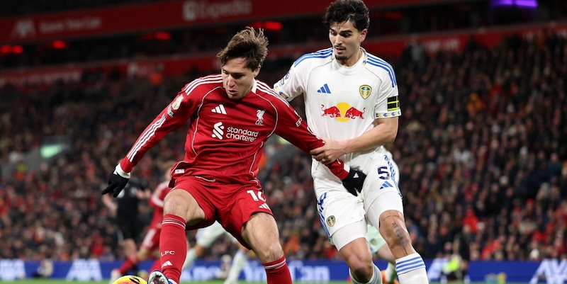 Il Liverpool frena con il Leeds: Chiesa in campo 17&rsquo;. Crystal Palace-Fulham finisce pari