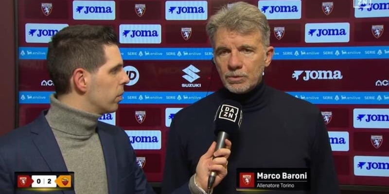 Baroni dopo la sconfitta del Toro: "Ci è mancata energia. Quando affronti avversari come Dybala..." 1 Baroni dopo la sconfitta del Toro: "Ci è mancata energia. Quando affronti avversari come Dybala..."