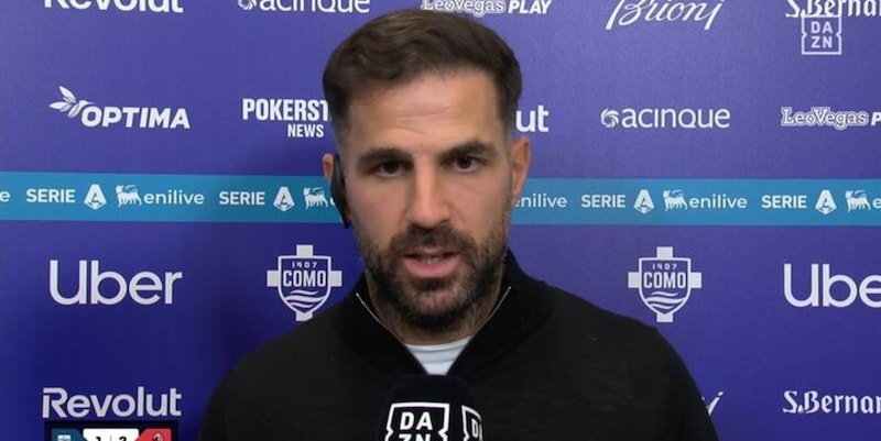 Fabregas, Como ko e stoccata: "Cosa devo dirgli oggi? 1-3, a voi piace tanto" 1 Fabregas, Como ko e stoccata: "Cosa devo dirgli oggi? 1-3, a voi piace tanto"