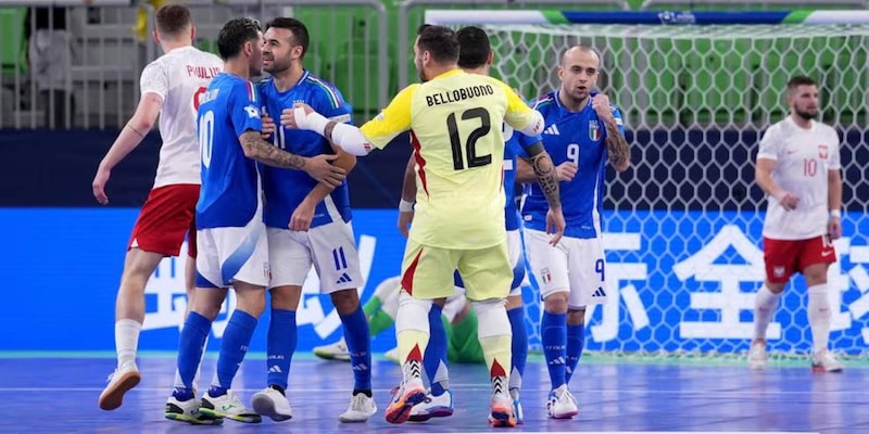 Futsal, EURO 2026: Italia, riscatto con gli interessi. Poker alla Polonia, basta un pari con l'Ungheria per i quarti