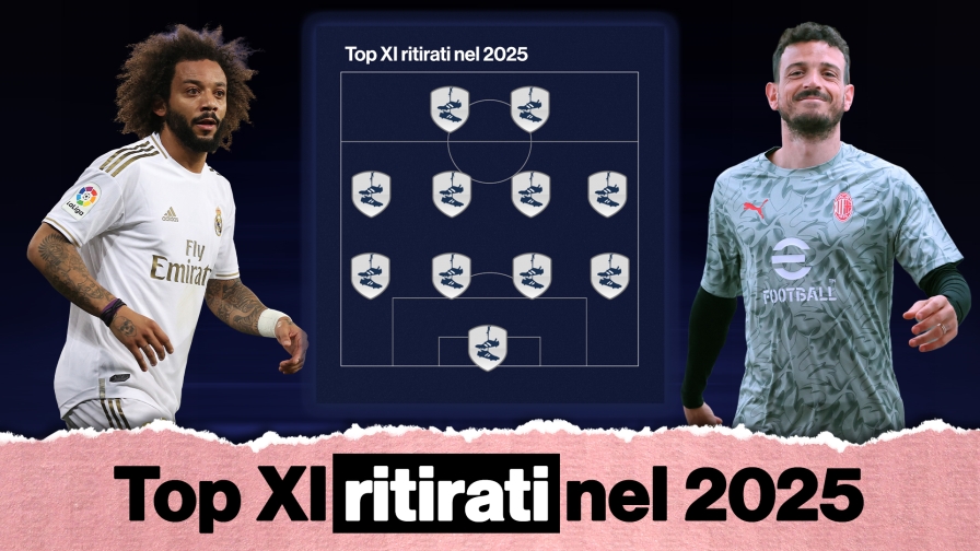 Marcelo, Florenzi e... una leggenda del Napoli: la top 11 dei giocatori ritirati nel 2025