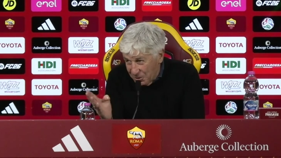 Gasperini, la battuta sui bergamaschi scatena le risate in conferenza