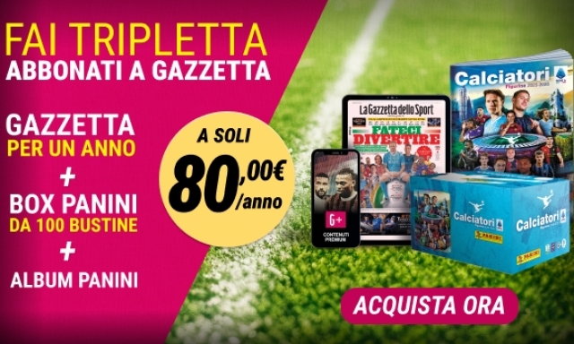 Promo G All: G+ versione digitale del quotidiano a 80 euro e completi anche l'album Panini 1 Promo G All: G+ versione digitale del quotidiano a 80 euro e completi anche l'album Panini