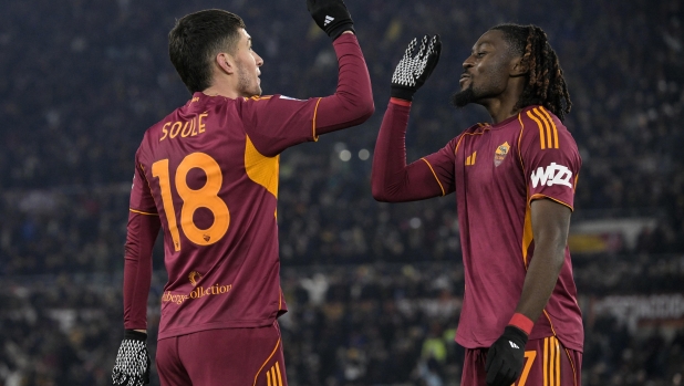 Roma-Sassuolo, le pagelle: Koné trascinatore, 7. Pinamonti non la vede mai: 5