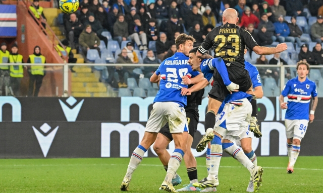 Sampdoria, altra chance sprecata: gran gol di Cherubini, poi l'Entella fa 1-1