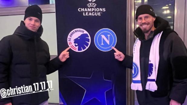 Derby in famiglia per Hamsik: assiste con il figlio a Copenaghen-Napoli