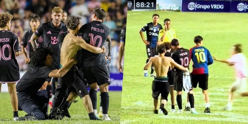 Paura per Messi, un tifoso entra in campo e lo butta a terra: cosa &egrave; successo