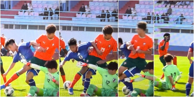 L'assurdo assist di tacco di Cristiano Ronaldo Jr con il Portogallo U16: il gesto fa impazzire tutti 2 L'assurdo assist di tacco di Cristiano Ronaldo Jr con il Portogallo U16: il gesto fa impazzire tutti