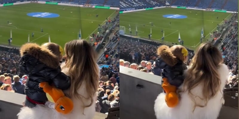 Diletta Leotta e sua figlia seguono Karius: entrambe allo stadio a vedere lo Schalke 04