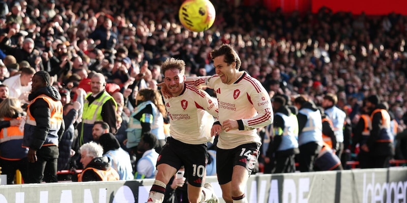 Il Liverpool supera il Nottingham di Lucca: segna Mac Allister all'ultimo respiro 2 Il Liverpool supera il Nottingham di Lucca: segna Mac Allister all'ultimo respiro