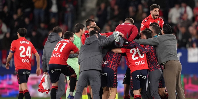 Real Madrid, ko in casa dell'Osasuna e primo posto a rischio. Impresa dell'italiano Lisci