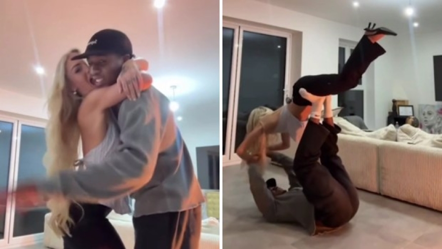 Alisha Lehmann dimentica Douglas Luiz: acrobazie di coppia con Montel McKenzie