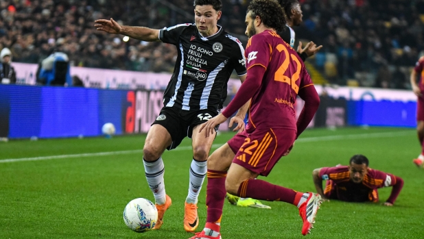 Udinese-Roma, le pagelle: Ekkelenkamp qualità e quantità, 7,5. Mancini stoico, 6,5 1 Udinese-Roma, le pagelle: Ekkelenkamp qualità e quantità, 7,5. Mancini stoico, 6,5