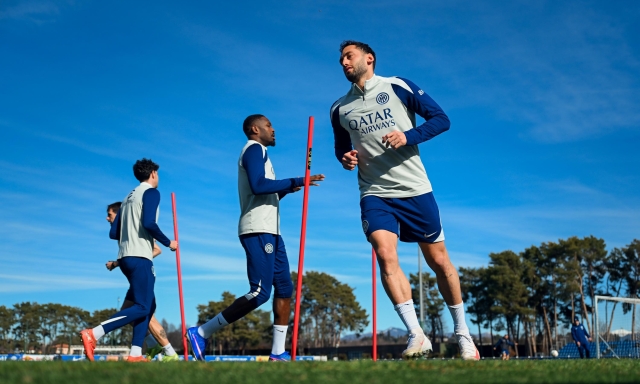 L'Inter fa le prove generali in vista del Bodø: allenamento sul sintetico come in Norvegia