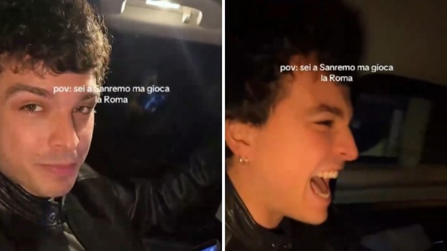 Più di Sanremo, di mangiare e di bere: Leo Gassmann impazzisce per la Roma