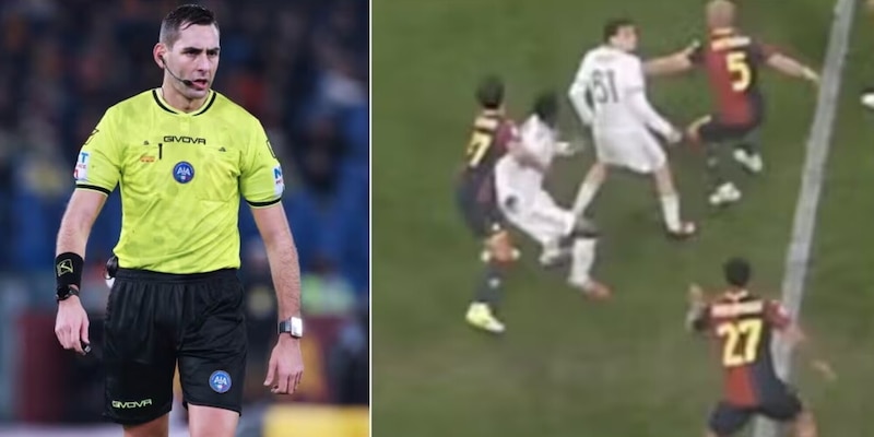Moviola Genoa-Roma: male Colombo, ci poteva stare un rigore per la Roma