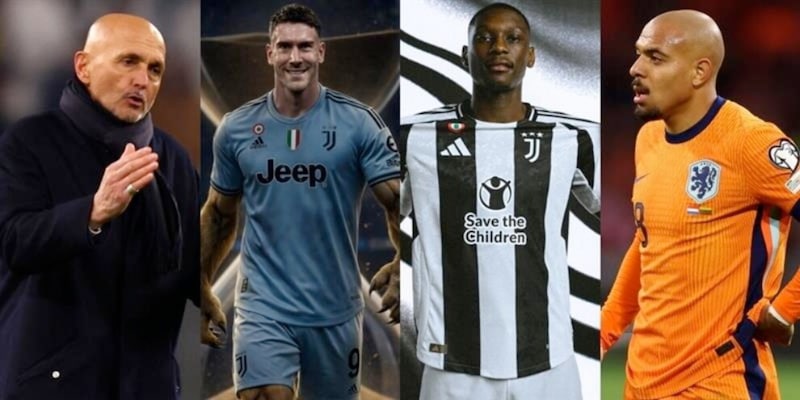Vlahovic come Vialli, il progetto Spalletti: Champions con la Juve insieme a Kolo Muani o a...Malen!