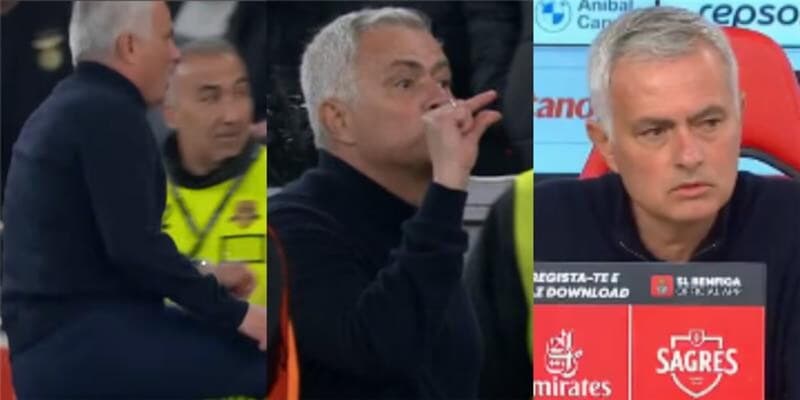 Mourinho show in Benfica-Porto, viene espulso e si sfoga: "Io traditore? Si chiama professionalit&agrave;!"