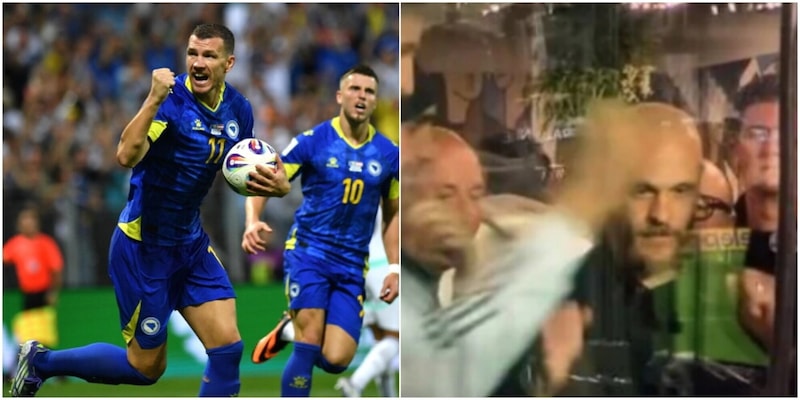 Dzeko sul caso dell'esultanza di Dimarco: "Bisogna stare attenti, perch&eacute;..."