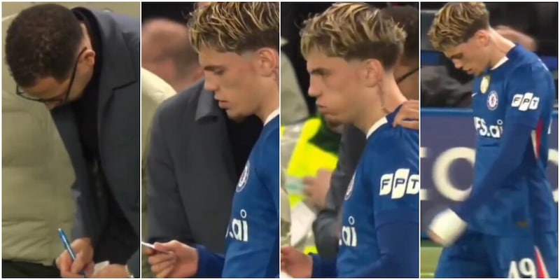 Istruzioni sull'8-2, Garnacho incredulo: la sbuffata fa il giro del web