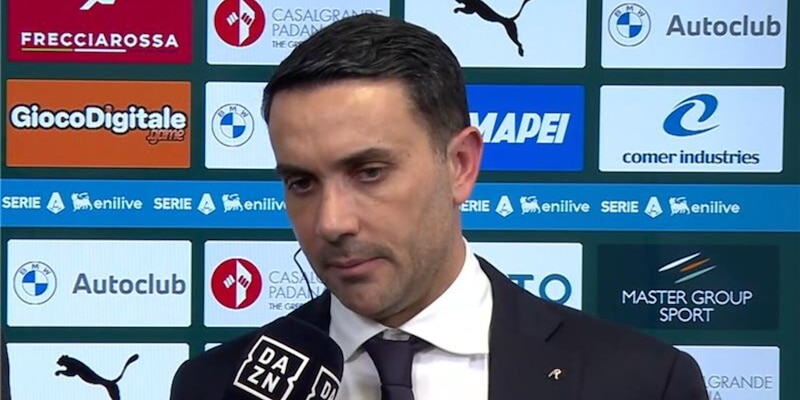 Palladino, il paradosso del rosso: "Ha favorito il Sassuolo". E sulla Champions: "Non &egrave; un alibi"