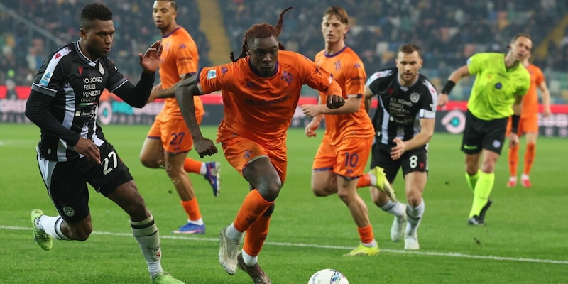 La Fiorentina resta impantanata nella corsa salvezza: l'Udinese travolge Kean e compagni&nbsp;&nbsp;