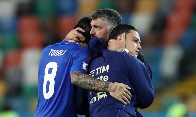 Nessun milanista in azzurro? Il cuore sì. Chiedete a Gattuso e Tonali 4 Nessun milanista in azzurro? Il cuore sì. Chiedete a Gattuso e Tonali