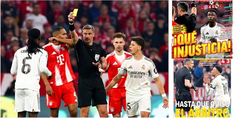 Furia a Madrid dopo l'eliminazione in Champions: l'arbitro &egrave; "infame", Vinicius litiga con Bellingham e Arbeloa...