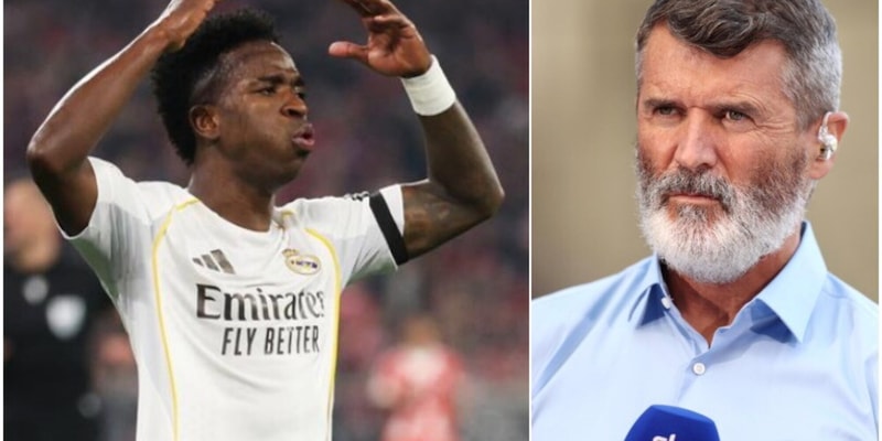 Roy Keane attacca duramente Vinicius Jr: "&Egrave; l'ombra del fenomeno di un tempo. Se non si riprender&agrave;..."