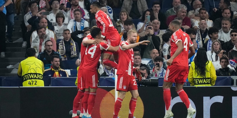 Il Bayern stende il Real al Bernabéu, Mbappé tiene la Champions in bilico. Havertz lancia l'Arsenal 4 Il Bayern stende il Real al Bernabéu, Mbappé tiene la Champions in bilico. Havertz lancia l'Arsenal