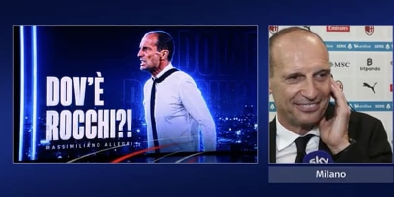 Allegri sull'inchiesta arbitri: "Il mio dov'&egrave; Rocchi? Serviva per..."