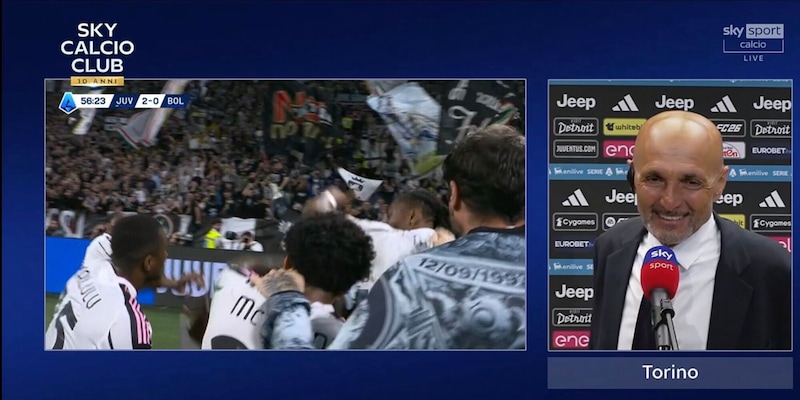 "Io conosco Gianni Morandi", Spalletti scatenato in tv sull'esultanza dei giocatori della Juve. E in studio...