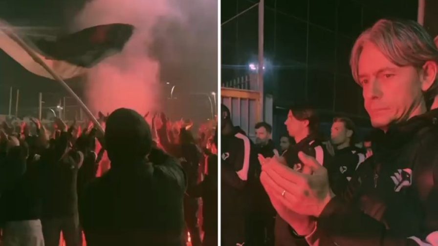 Palermo, che accoglienza al rientro da Frosinone: Inzaghi ringrazia così i tifosi 4 Palermo, che accoglienza al rientro da Frosinone: Inzaghi ringrazia così i tifosi