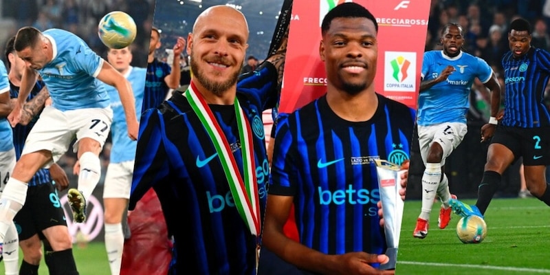 Pagelle Lazio-Inter: Dimarco sinistro geniale, Dumfries &egrave; travolgente. Marusic-Tavares, che errori!