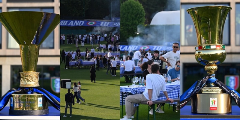 L'Inter celebra il Double ad Appiano: grigliata speciale con tutta la famiglia nerazzurra 3 L'Inter celebra il Double ad Appiano: grigliata speciale con tutta la famiglia nerazzurra