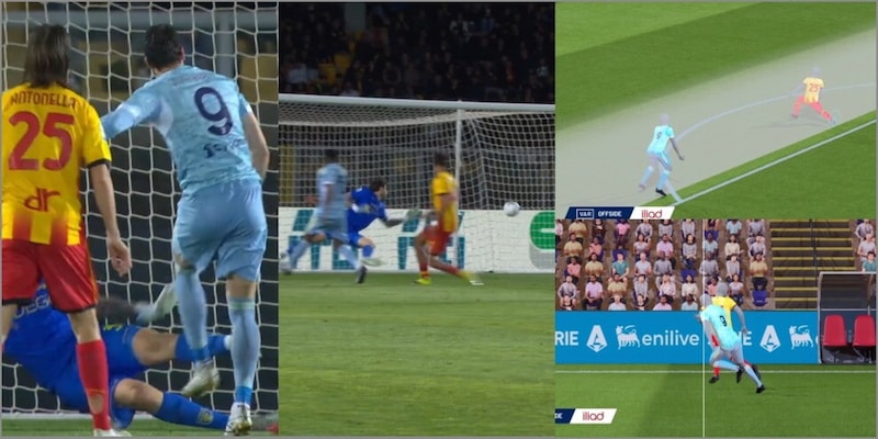 Lecce-Juve, l'arbitro "gradito" all'Inter e due gol annullati per fuorigioco di frame: &egrave; videocalcio