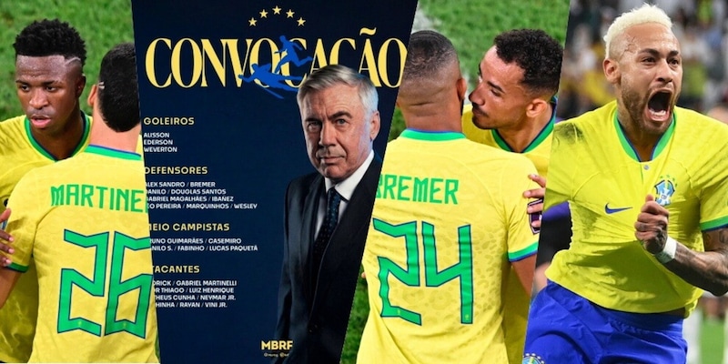 Brasile, i convocati di Ancelotti per il Mondiale: ci sono Bremer, Alex Sandro, Danilo e Neymar!