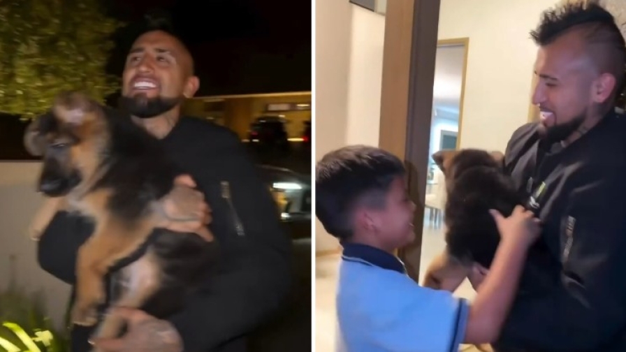 Vidal ha un nuovo cane: il nome è un omaggio all'ex compagno della Juventus! 3 Vidal ha un nuovo cane: il nome è un omaggio all'ex compagno della Juventus!