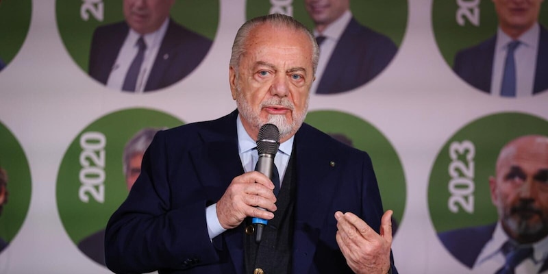 De Laurentiis e la linea su Allegri: &ldquo;Prima lo presentiamo, poi&hellip;&rdquo;