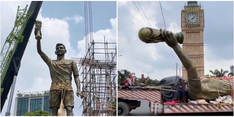 Statua di Messi rimossa in India: "Oscillava al vento" 2 Statua di Messi rimossa in India: "Oscillava al vento"