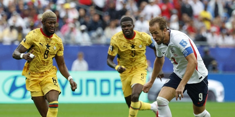 Inghilterra, avanti piano: traversa di O'Reilly, pari senza gol contro il Ghana 3 Inghilterra, avanti piano: traversa di O'Reilly, pari senza gol contro il Ghana