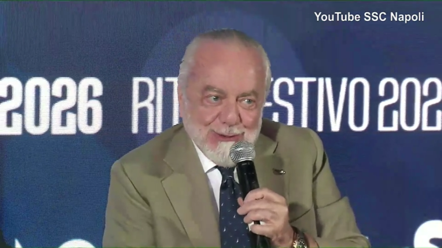 De Laurentiis: "Allenatore? Magari non possiamo ancora annunciarlo..."