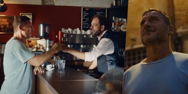 Totti che non viene riconosciuto pi&ugrave;: lui si commuove e lo spot con Spiderman fa il boom
