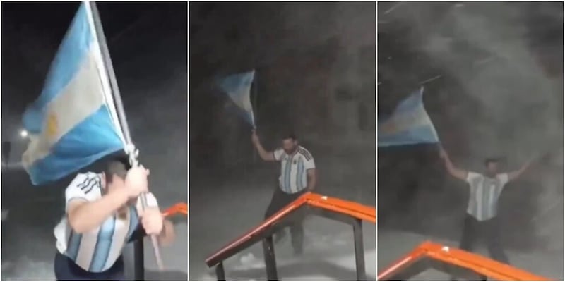 Il gol di Lautaro Martinez scatena la festa anche in Antartide: la bandiera argentina sventola a -23&deg;C